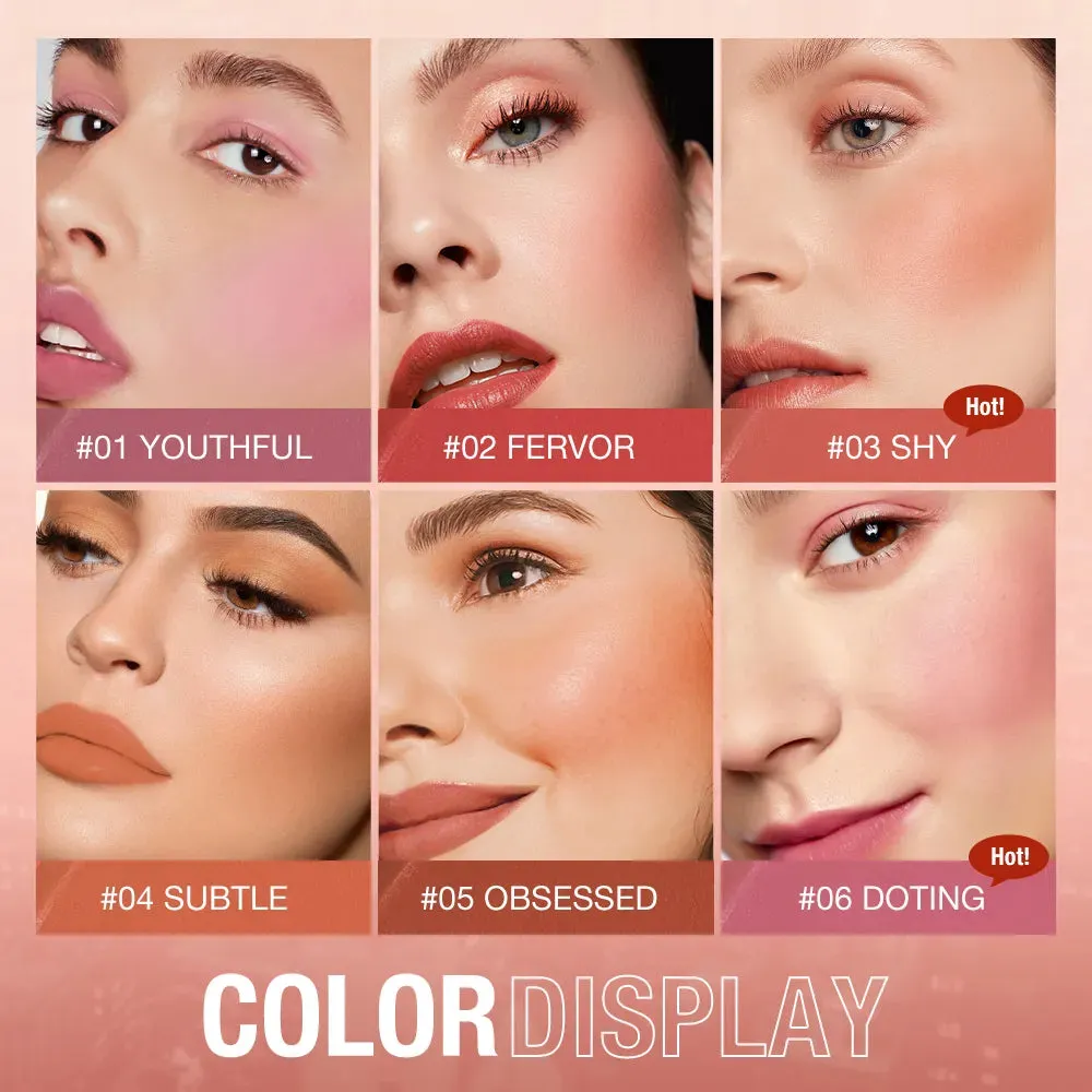 3-in-1 Lipstick Blush Stick Eyes Cheek and Lip Tint Buildable Waterproof Lightweight Multi Stick Face Makeup