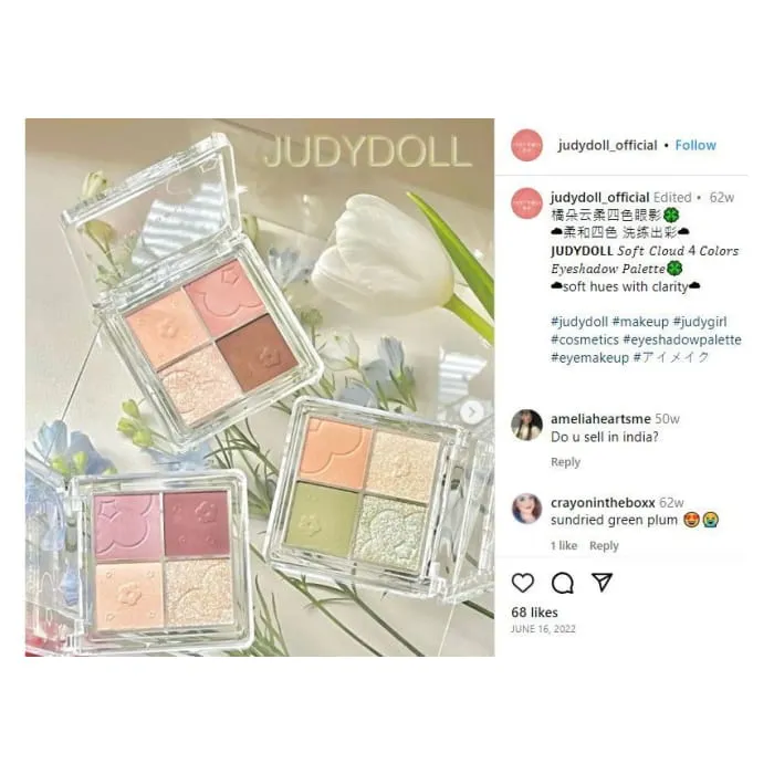 4 Shades Eyeshadow
