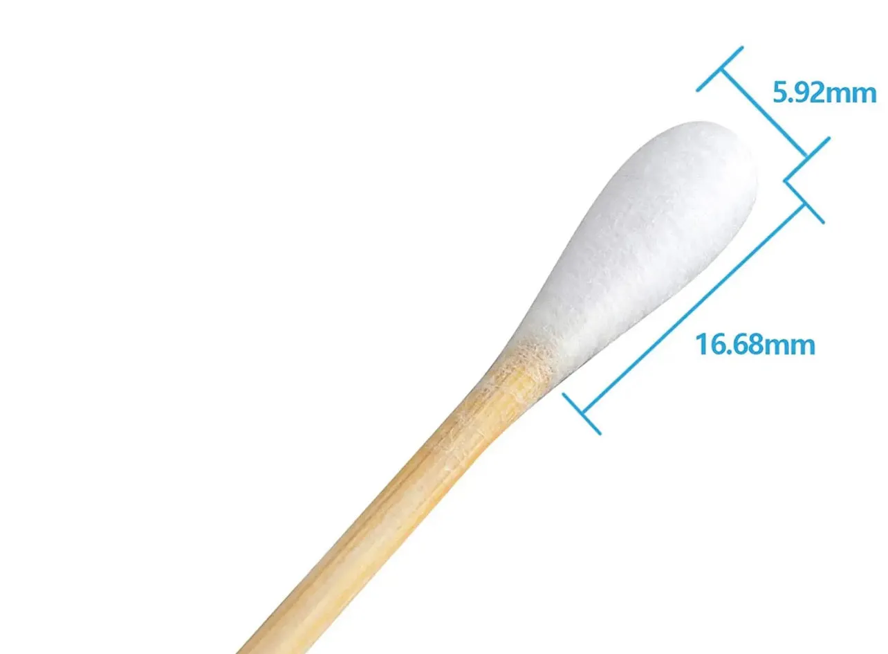 500 Piece, 6" Cotton Cleaning swabs for Gun Cleaning
