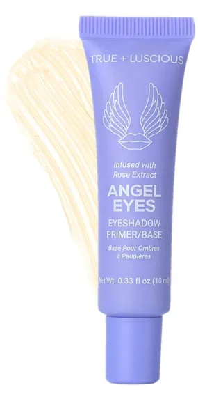 Angel Eyes Eyeshadow Primer by True   Luscious - Clean Formula with Rose Extracts - Vegan, Paraben Free, & Cruelty Free Eye Primer - Great for Oily Lids & Prevents Creasing - 0.33 oz (Shade: Light)