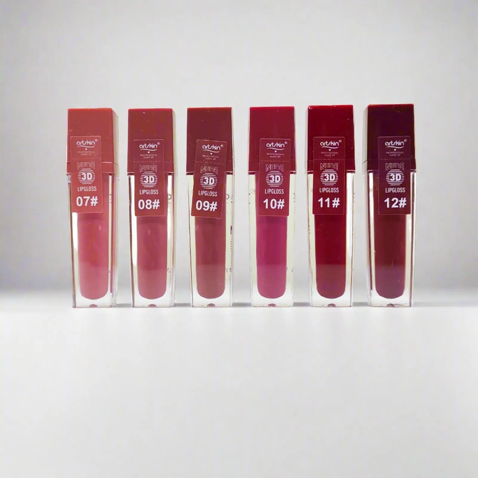 Artskin 3D Matte Lip Gloss - 6 Pcs