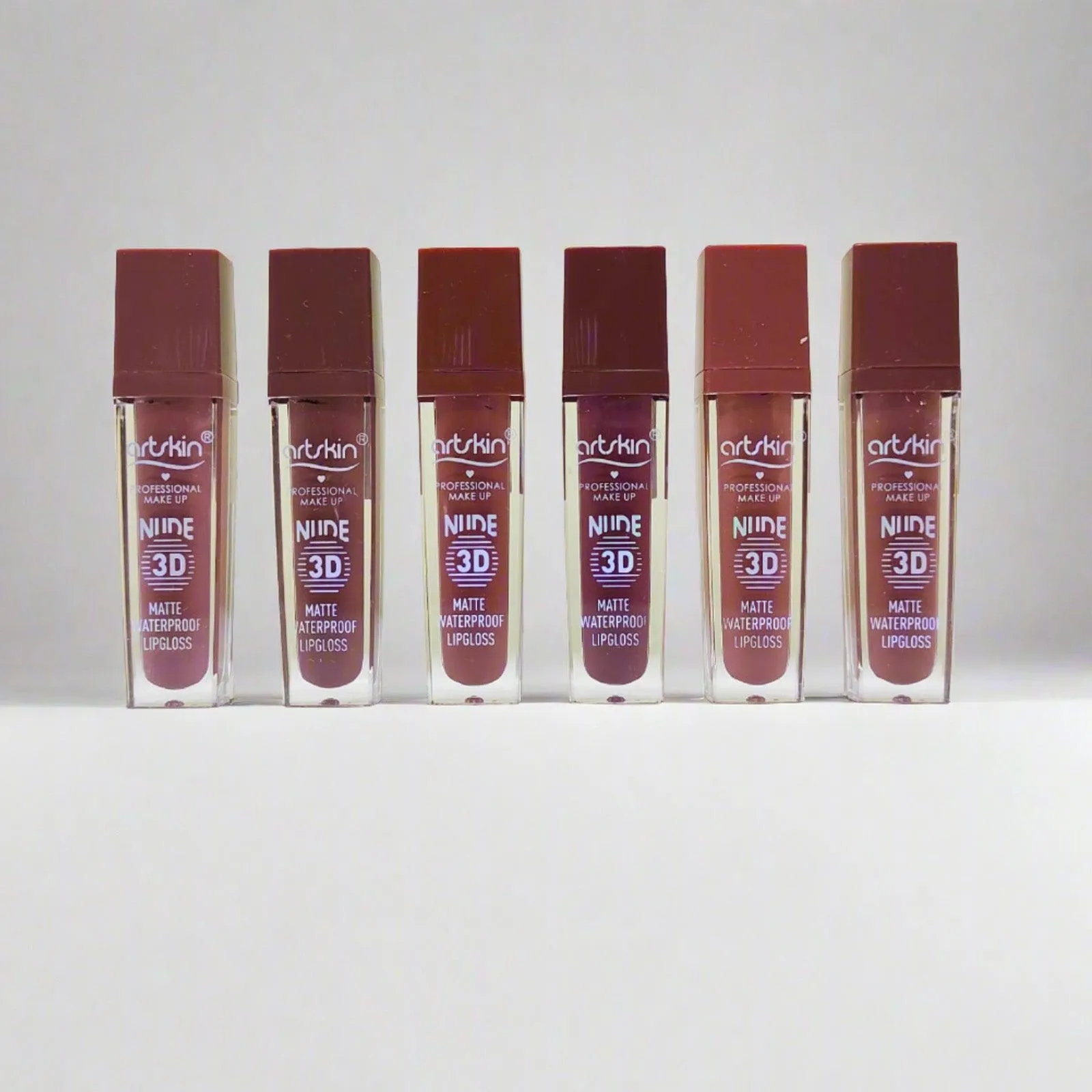 Artskin 3D Matte Lip Gloss - 6 Pcs