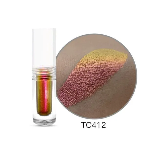 AURORA Women's Premium Quality Shimmering Multi-Chrome Eyeshadow Makeup