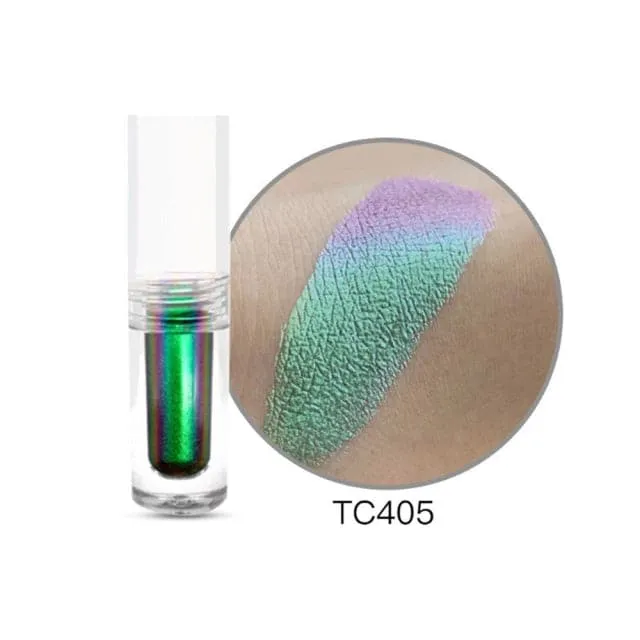 AURORA Women's Premium Quality Shimmering Multi-Chrome Eyeshadow Makeup