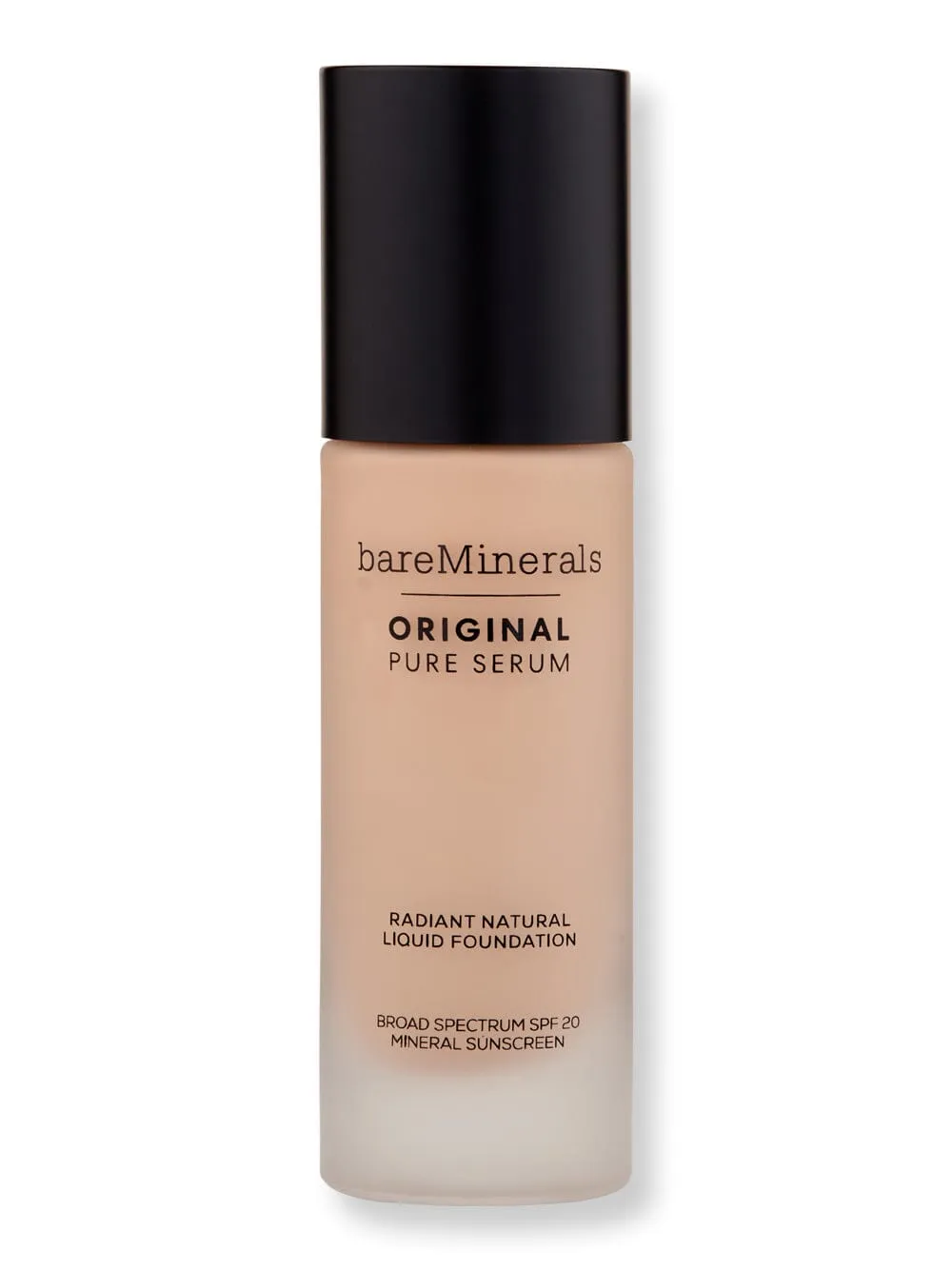 Bareminerals Original Pure Serum Radiant Natural Liquid Foundation Mineral SPF 20 1 oz 30 ml Light Neutral 2