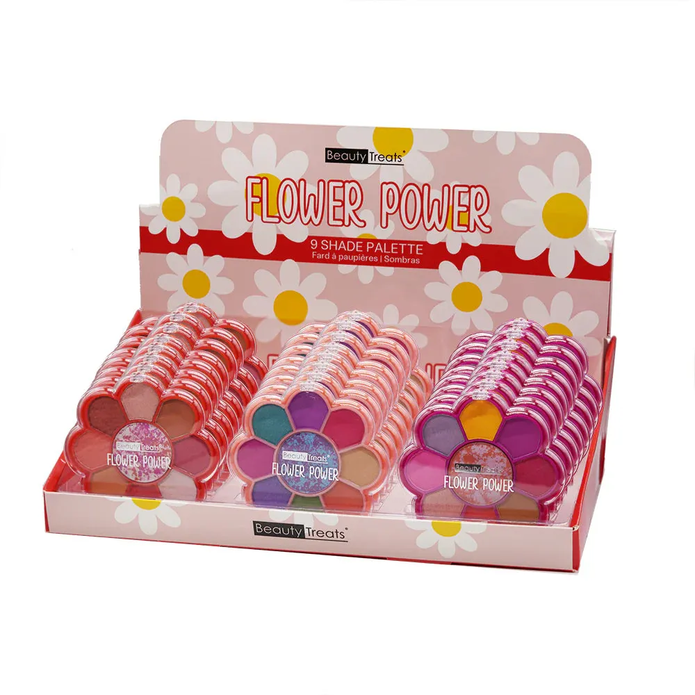 Beauty Treats Flower Powder 9 Shade Palette