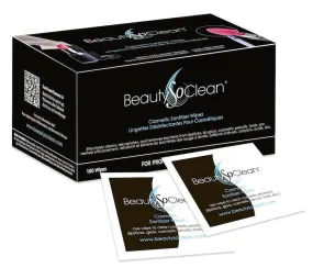 BeautySoClean Cosmetic Sanitizer Wipes