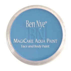 Ben Nye Blue MagiCake Face Paints - Calypso Blue LA-6 (0.77 oz/22 gm)