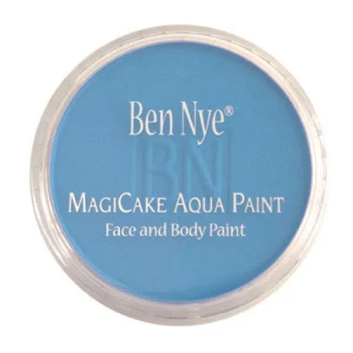 Ben Nye Blue MagiCake Face Paints - Calypso Blue LA-6 (0.77 oz/22 gm)