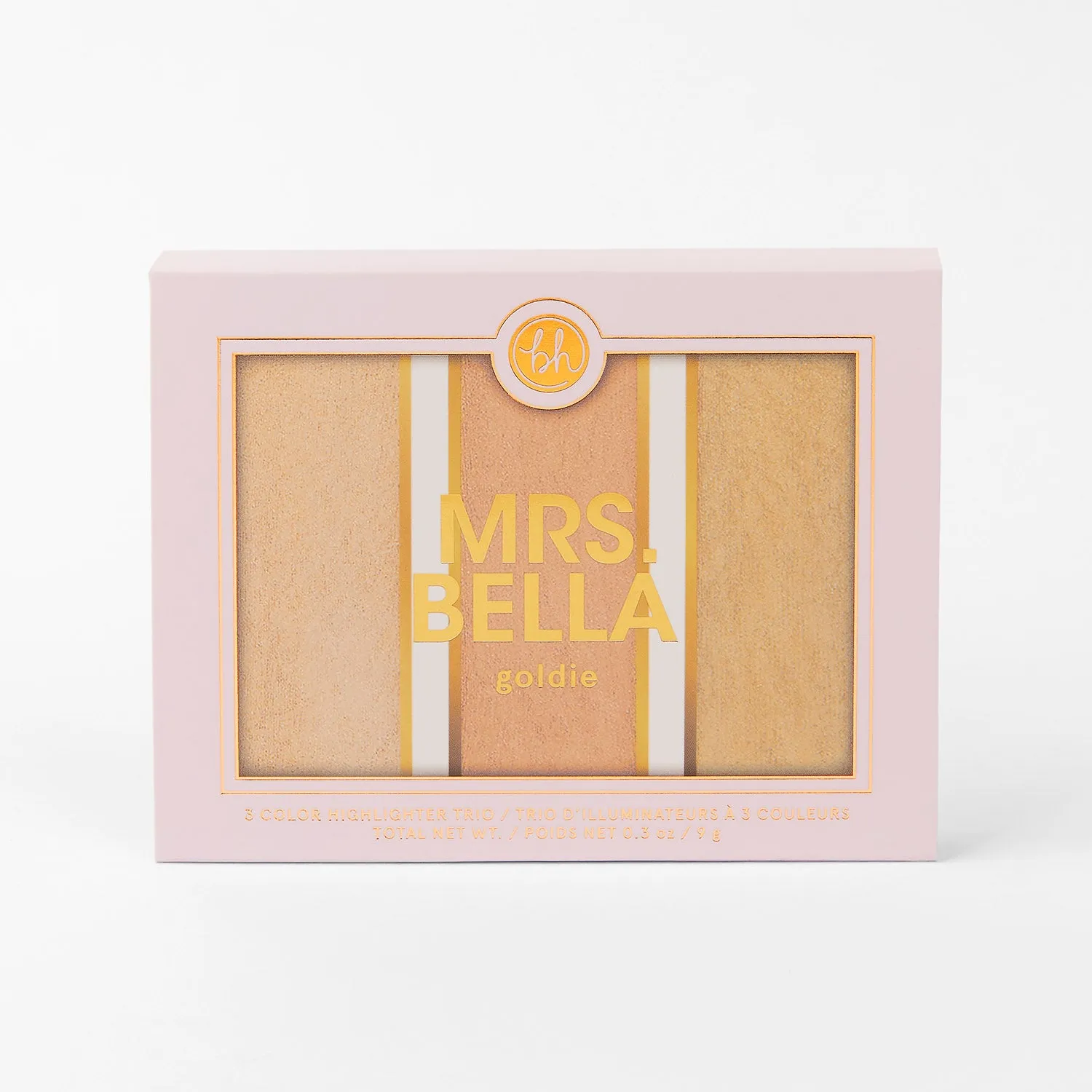 BH Mrs. Bella Goldie 3 Color Highlighter Trio
