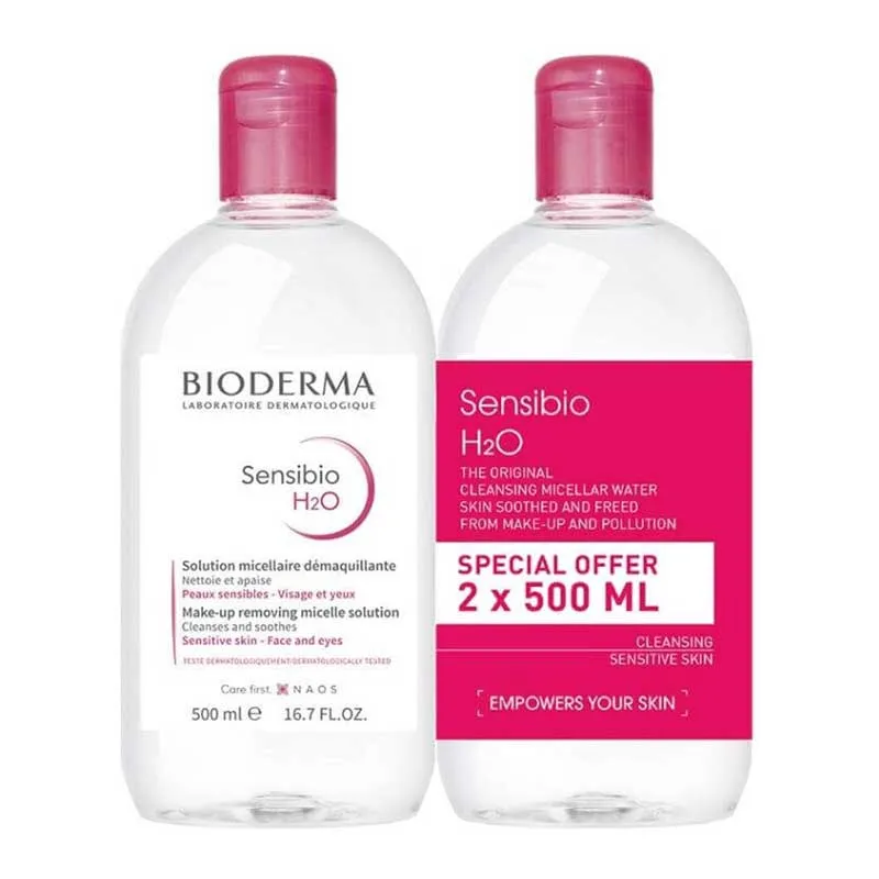 Bioderma Sensibio H2O 500ml Duo Pack Discontinued
