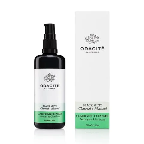 Black Mint Charcoal   Rhassoul Clarifying Cleanser
