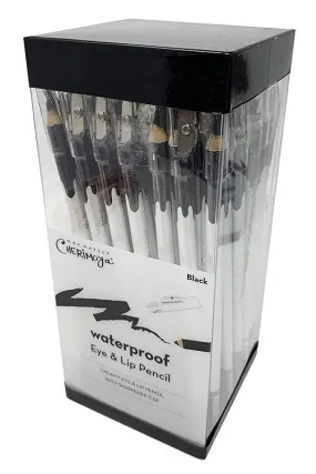 Black Waterproof Extra Long Eye & Lip Pencil