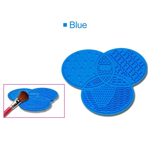 Brush Cleaning Mat Silicone Makeup Cleaning Mat