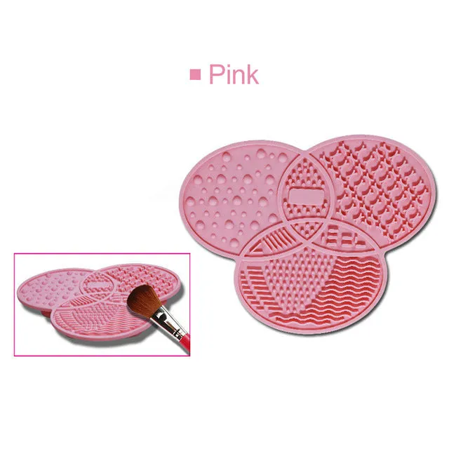 Brush Cleaning Mat Silicone Makeup Cleaning Mat