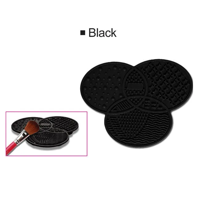 Brush Cleaning Mat Silicone Makeup Cleaning Mat