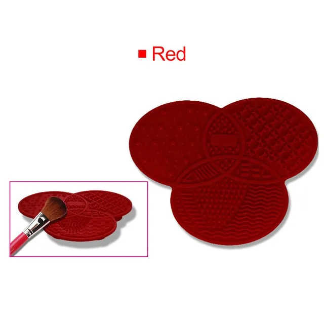 Brush Cleaning Mat Silicone Makeup Cleaning Mat