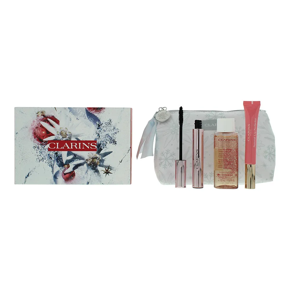 Clarins Make up Favourites 3 Piece Gift Set: Cleansing Micellar Water 50ml - Mas