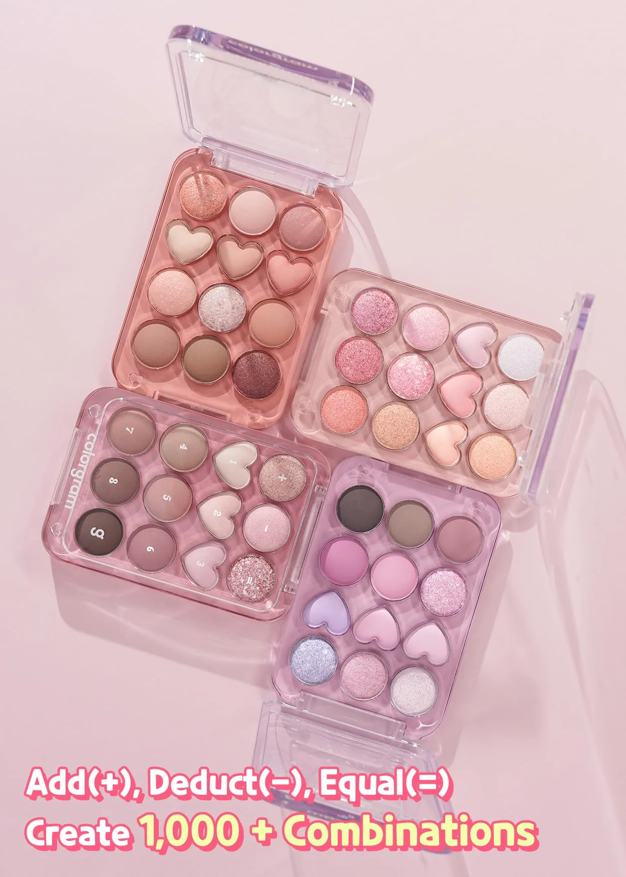 COLORGRAM Pin Point Eyeshadow Palette 04 Bright Cool | Eyeshadow Palette for Daily makeup, Ultra-Blendable, Matte, Glitter, Shimmer Shades
