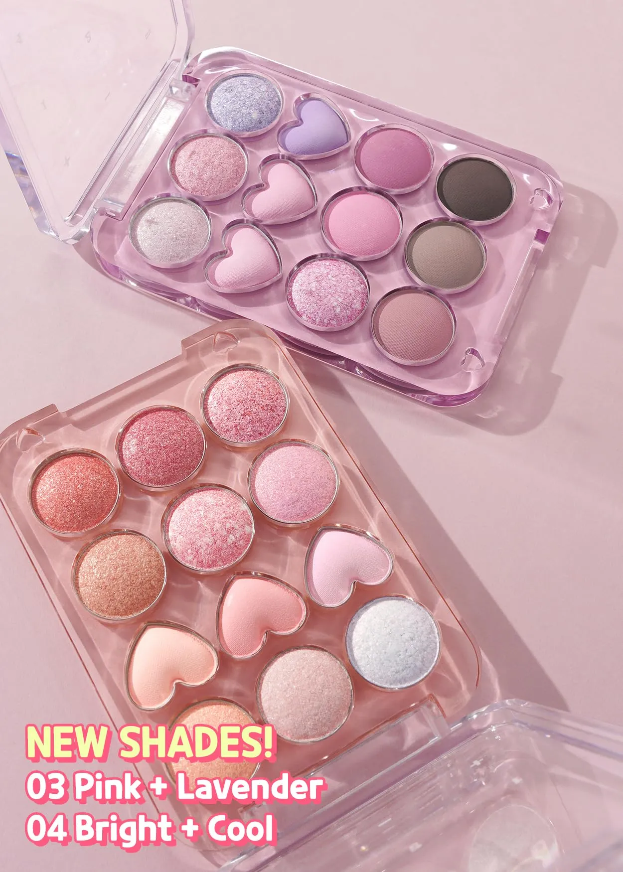 COLORGRAM Pin Point Eyeshadow Palette 04 Bright Cool | Eyeshadow Palette for Daily makeup, Ultra-Blendable, Matte, Glitter, Shimmer Shades