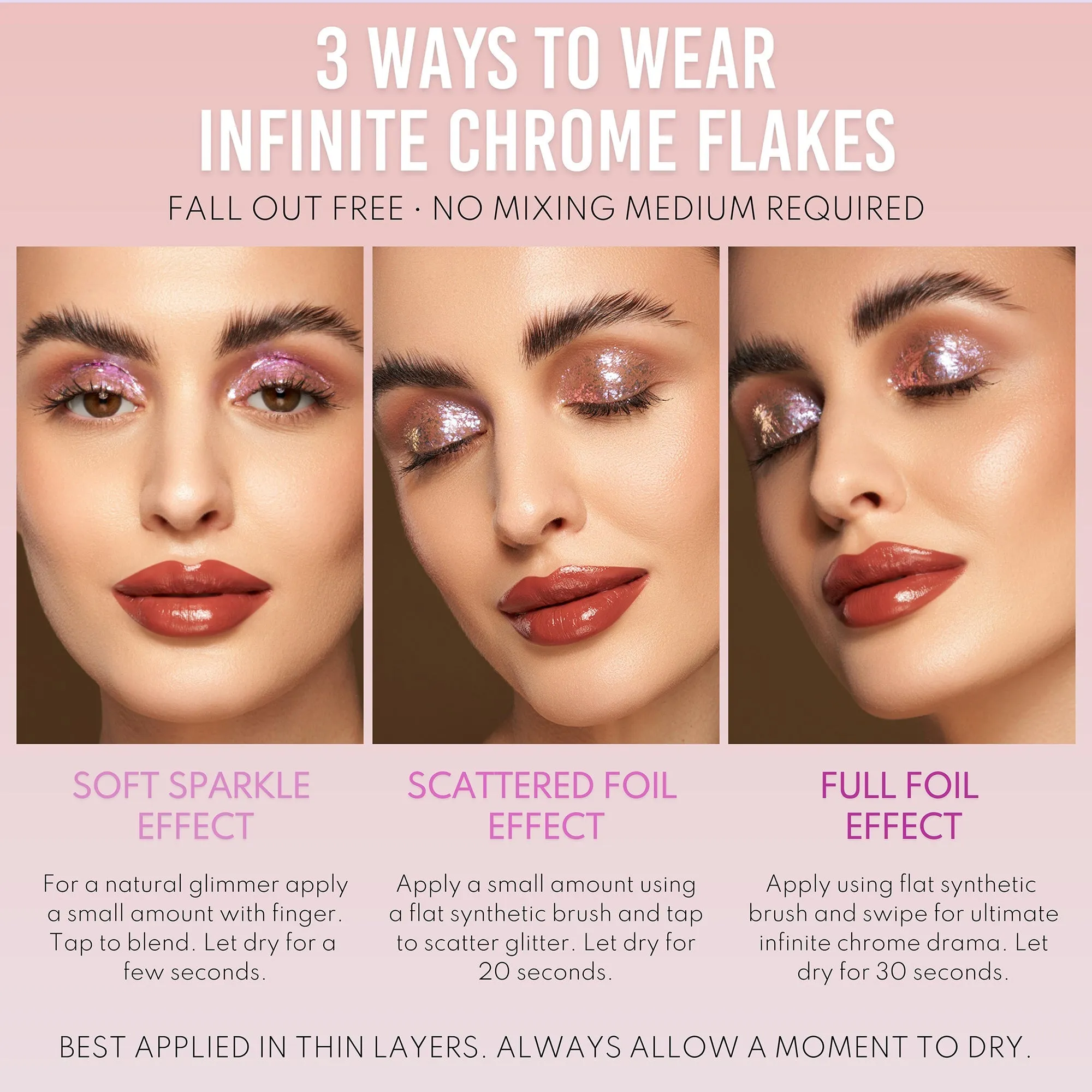 Danessa Myricks Beauty Infinite Chrome Flakes - Multi-Use Shimmering Eye and Face Glitter