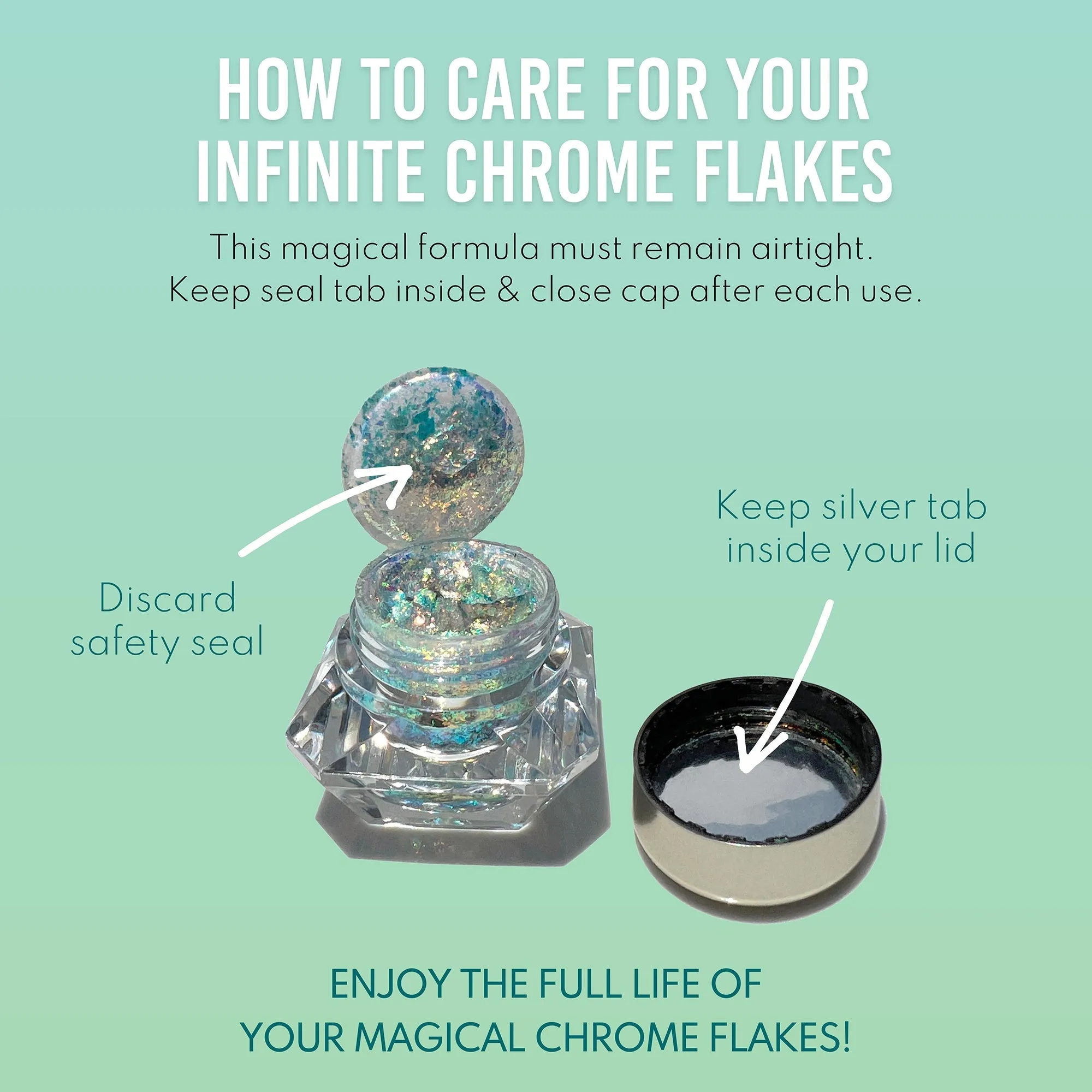 Danessa Myricks Beauty Infinite Chrome Flakes - Multi-Use Shimmering Eye and Face Glitter