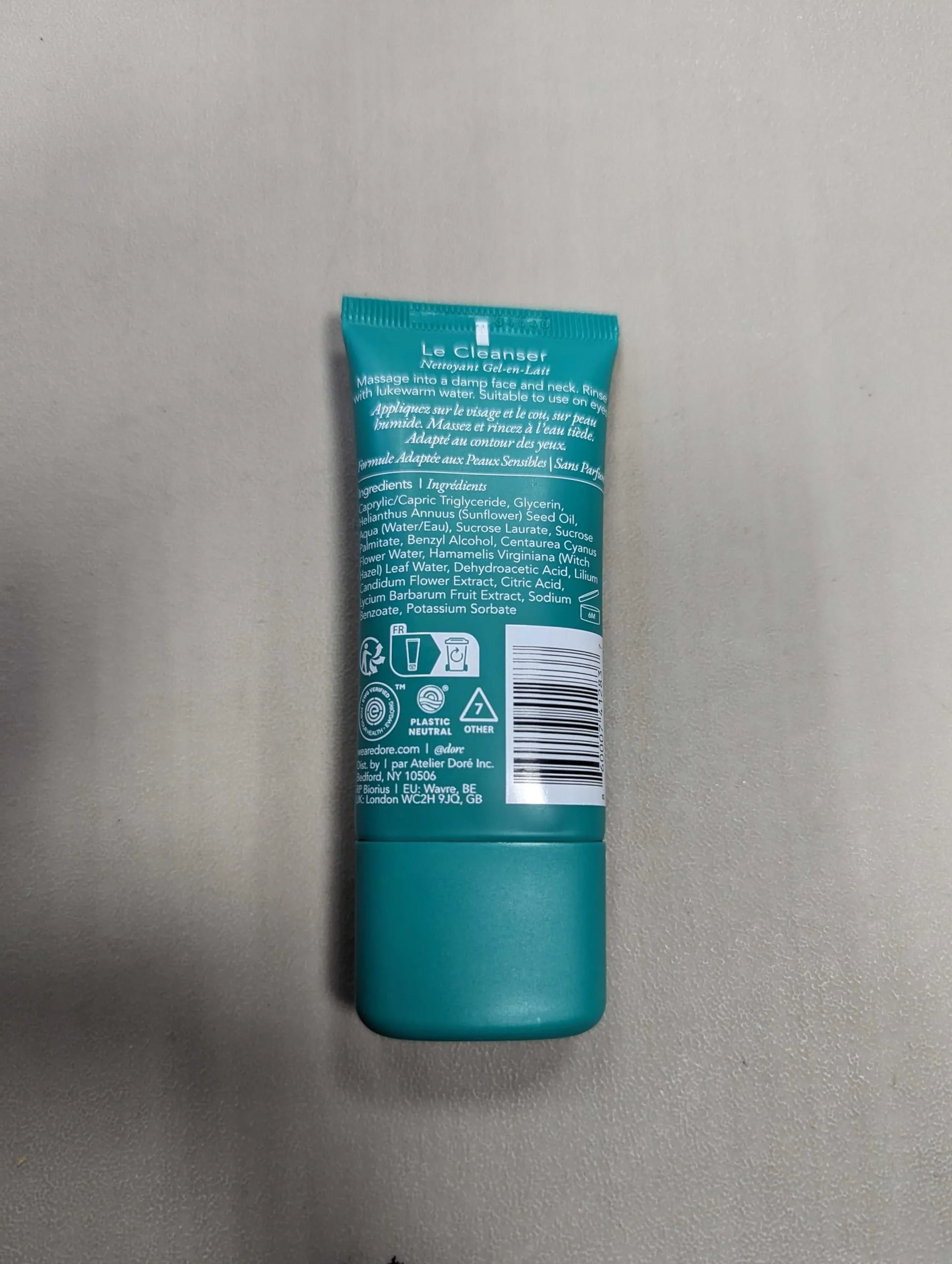 Doré - Le Cleanser Gel To Milk Daily Face Cleanser | Fragrance-Free, Clean Beauty For Sensitive Skin (5 fl oz | 150 ml)