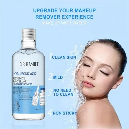 Dr. Rashel Hyaluronic Acid Essence Moisturizing Makeup Remover, 300ml