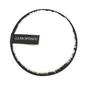 Dual Facial Cleaning Sponge - White