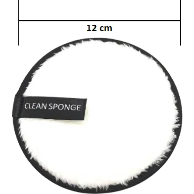 Dual Facial Cleaning Sponge - White