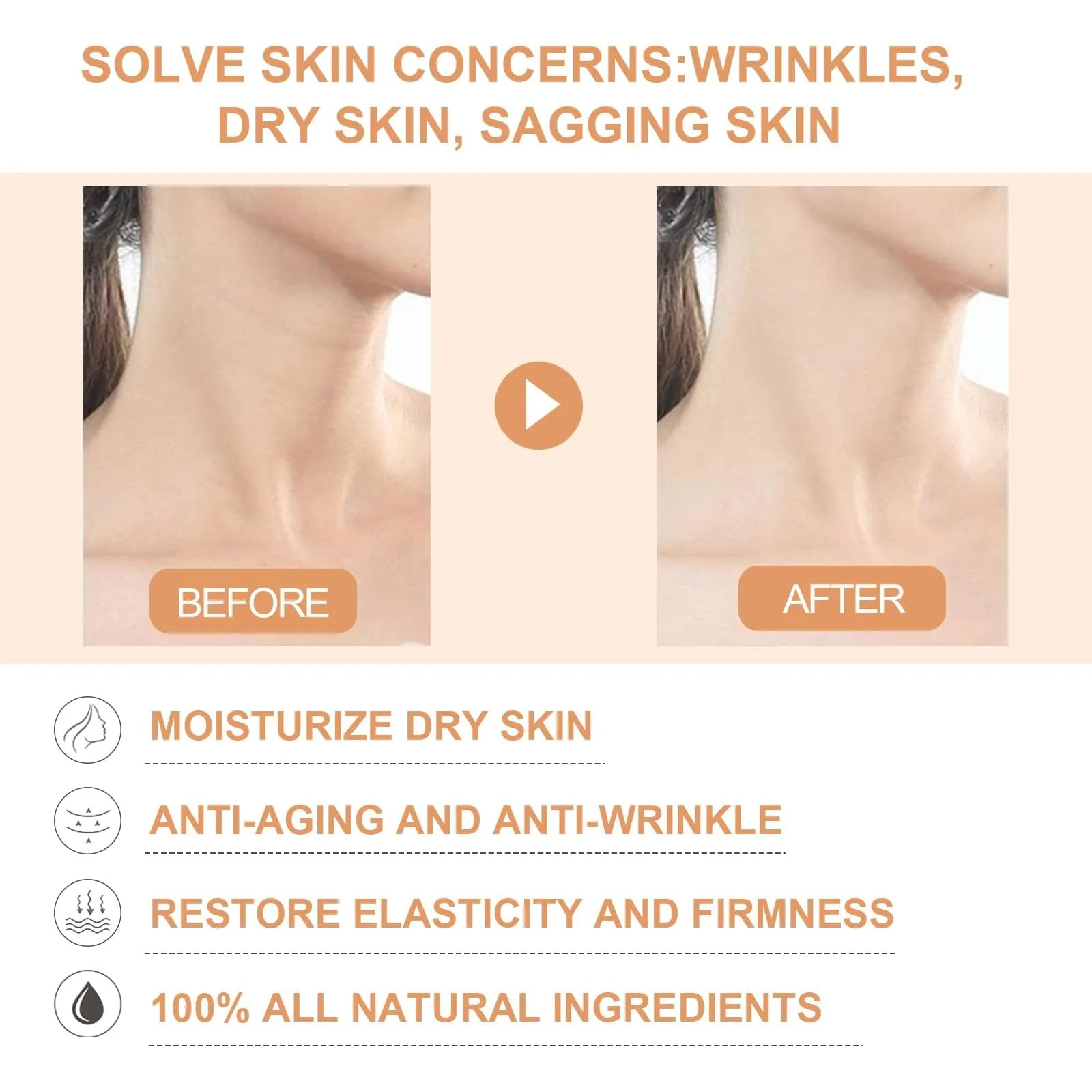 Elveur Collagen Renewal Balm, 3PCS Moisturize Glow Multi Balm, Wrinkle Bounce Multi Balm Stick - Moisturizing Anti Aging Eye/Neck/Lip Balm, Facial Collagen Boost for Women Dry Skin Repair
