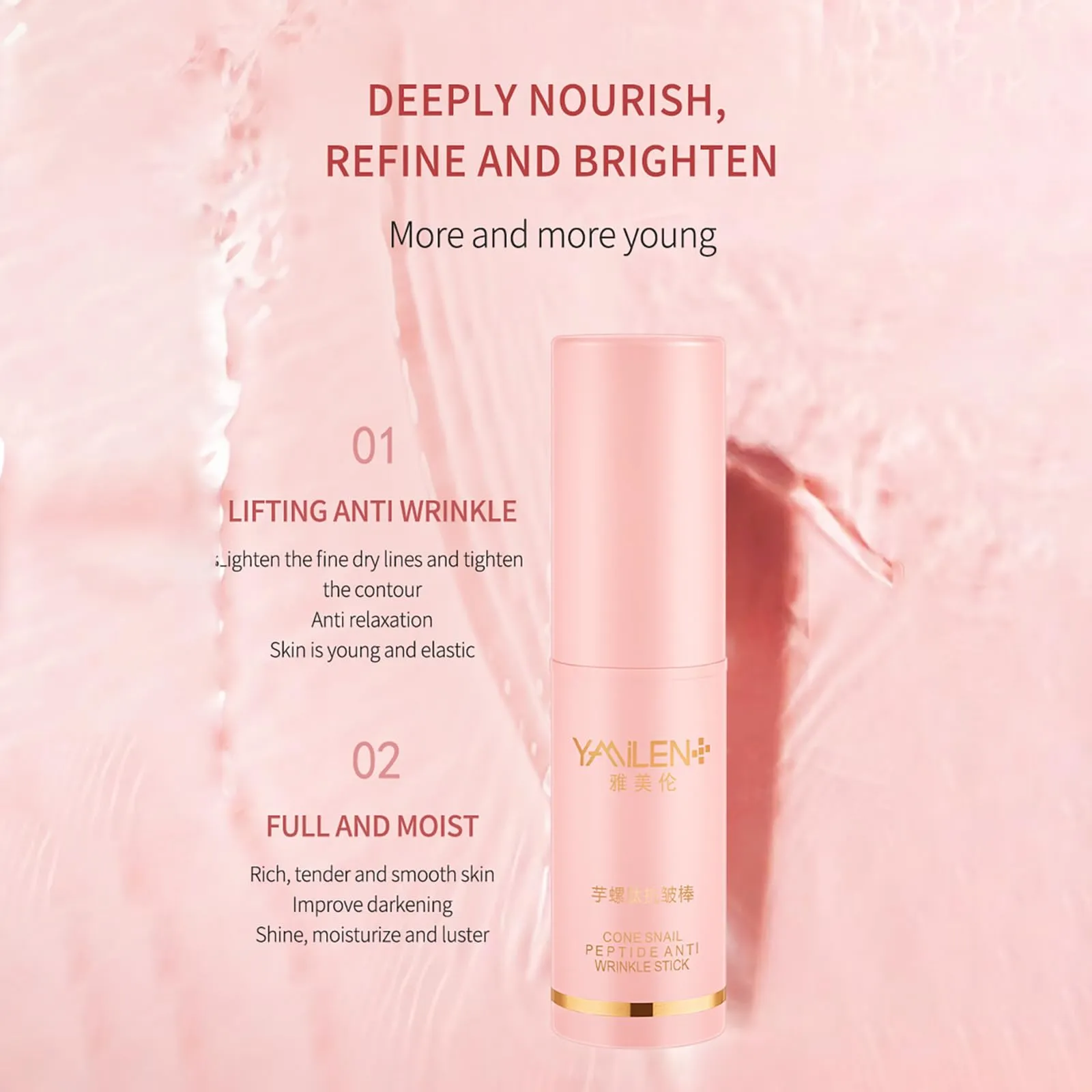 Elveur Collagen Renewal Balm, 3PCS Moisturize Glow Multi Balm, Wrinkle Bounce Multi Balm Stick - Moisturizing Anti Aging Eye/Neck/Lip Balm, Facial Collagen Boost for Women Dry Skin Repair