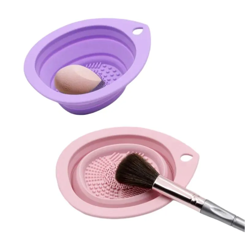 Foldable Silicone Makeup Brush Cleaner