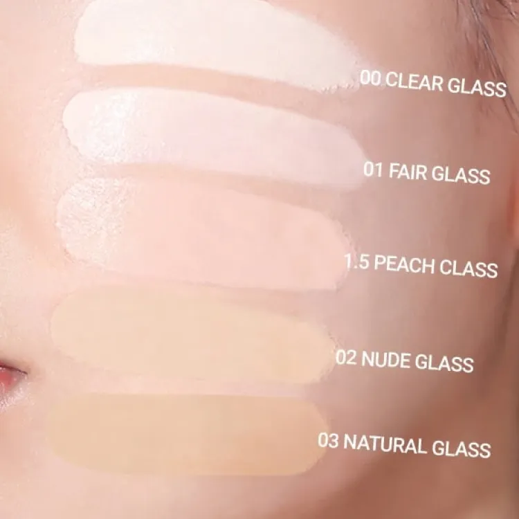 fwee Cushion Glass Natural SPF50  PA    (5 colors); 0.04oz / 13g