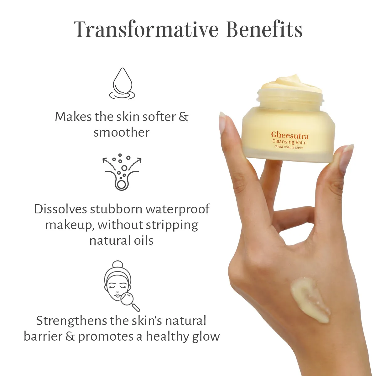 Gheesutrā Cleansing Balm | Enhance your cleansing ritual with Ghee | 45 ml
