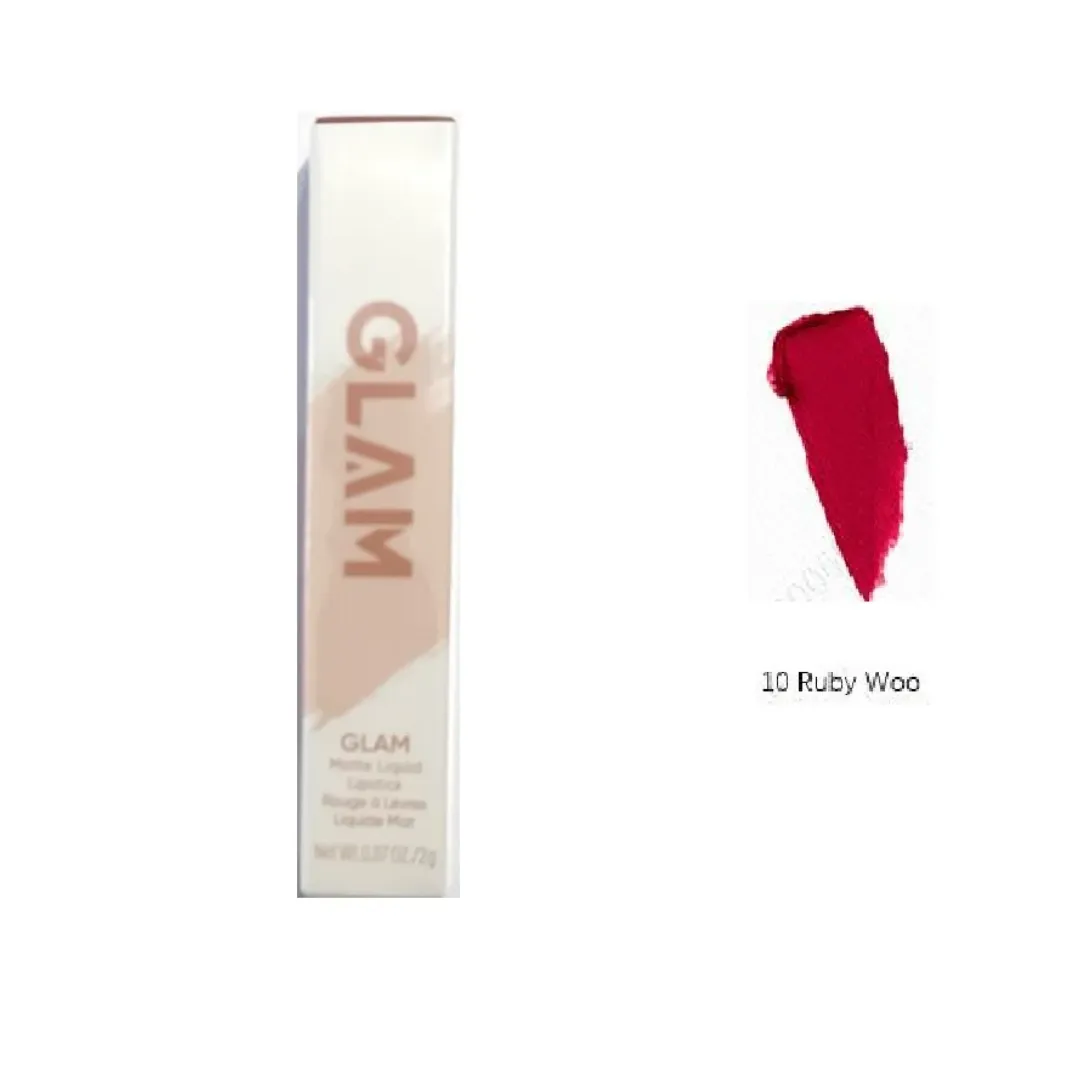 GLAM Matte Liquid Lipstick (10 Ruby Woo)