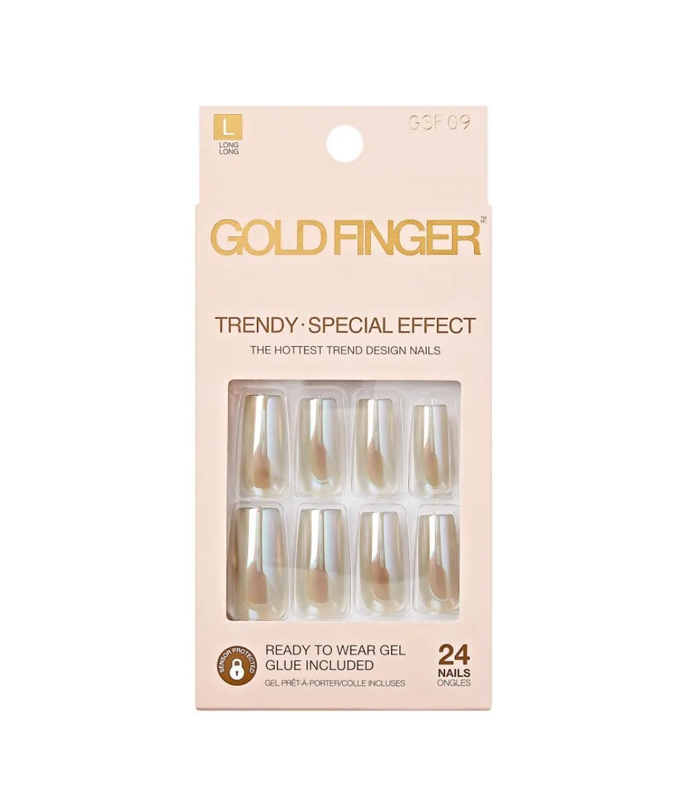 Gold Finger Speial effect Nail #GSF