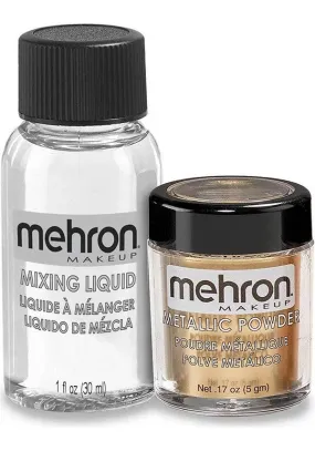 Gold Metallic Powder & Mixing Liquid | SET