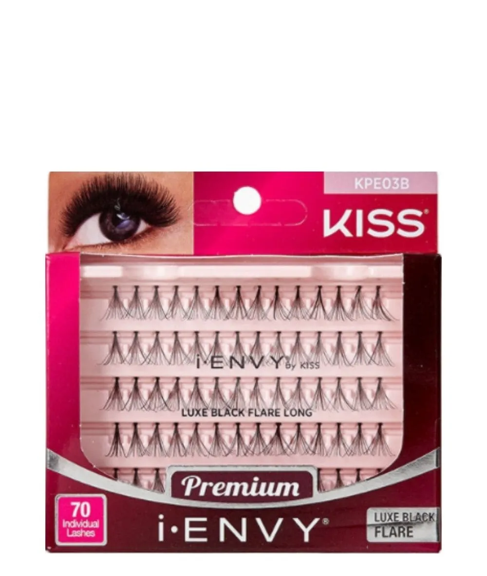 Kiss I-Envy Individual Eyelashes #Kpe03B [Luxe Black Long]