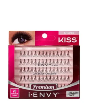Kiss I-Envy Individual Eyelashes #Kpe03B [Luxe Black Long]