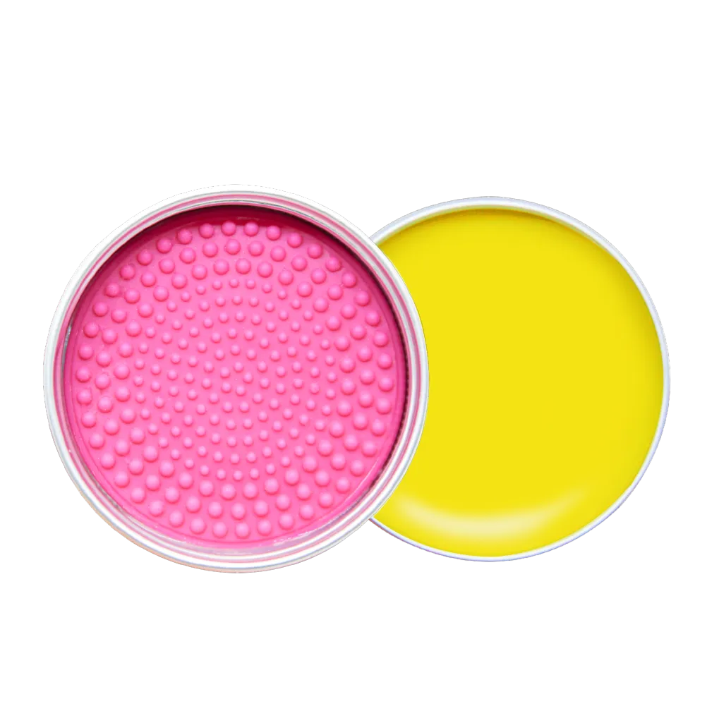 Lemon-Aid Makeup Brush Soap with Silicone Cleaning Pad