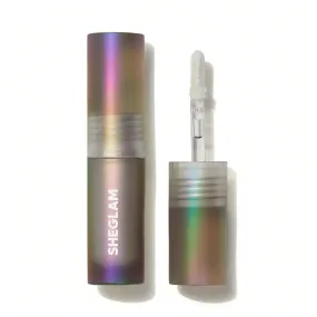 Liquid eye shadow Sheglam Chroma Zone Multichrome - Opal Essence, white-pink