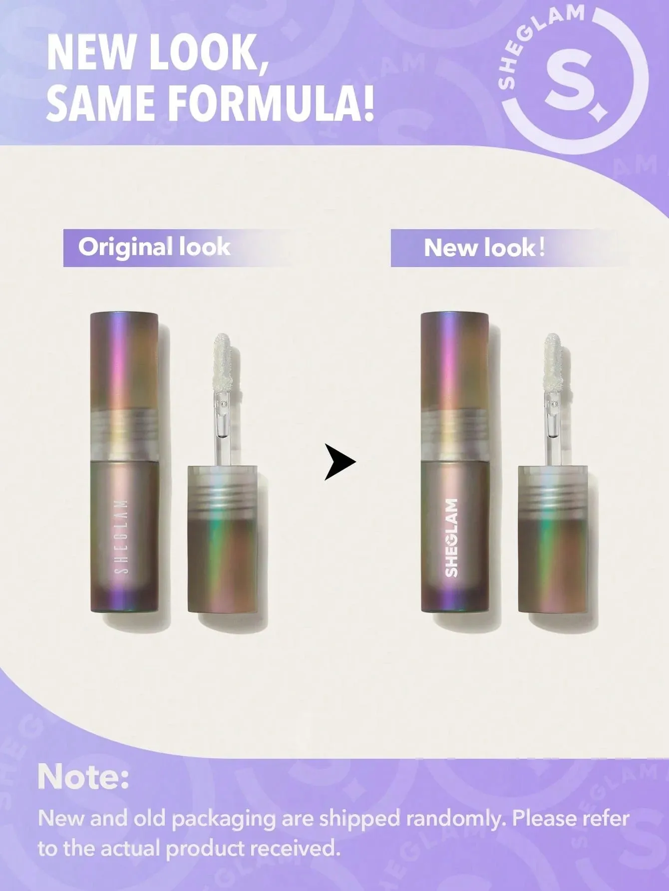 Liquid eye shadow Sheglam Chroma Zone Multichrome - Opal Essence, white-pink