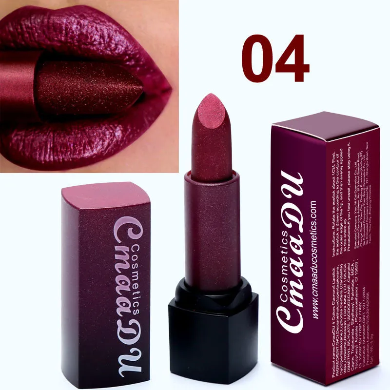 Long-Lasting 4-Color Diamond Lipstick