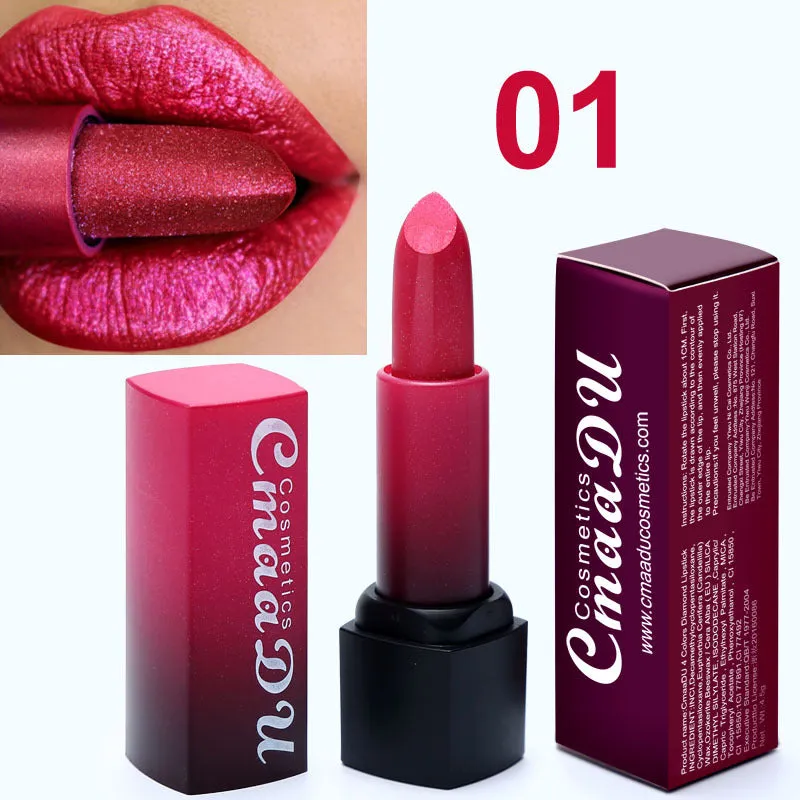 Long-Lasting 4-Color Diamond Lipstick