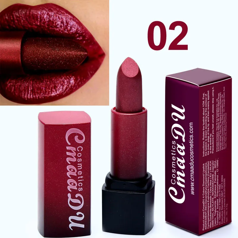 Long-Lasting 4-Color Diamond Lipstick