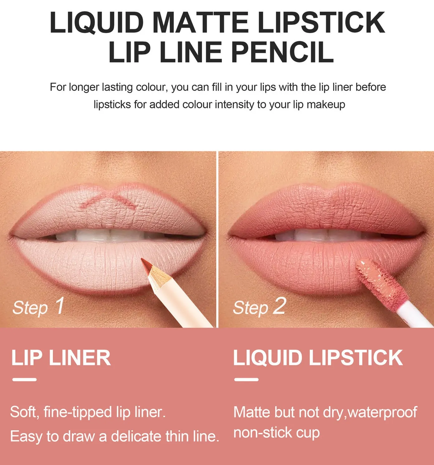 MA618 - Matte Lipliner and Lipstick Pen Kit