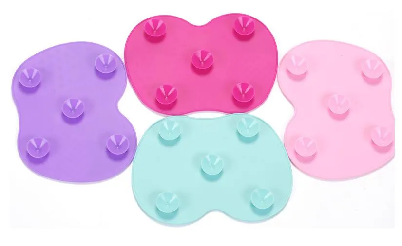 Makeup brush cleaning pad cleaning pad