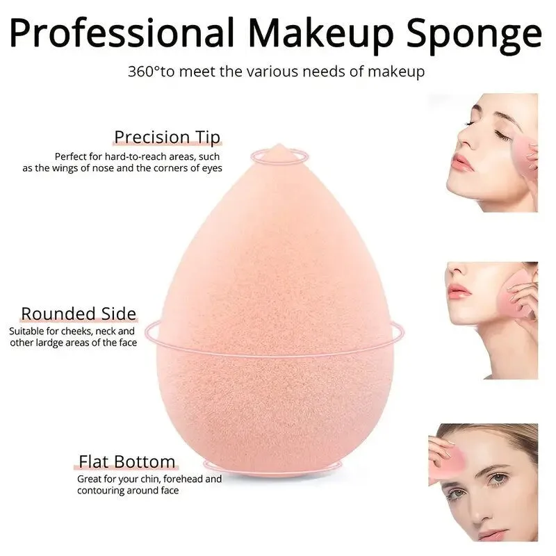Makeup Sponge Set | Foundation Blending Beauty Sponge | Flawless For Liquid | Cream And Powder | Latex Free And Vegan Makeup Sponges