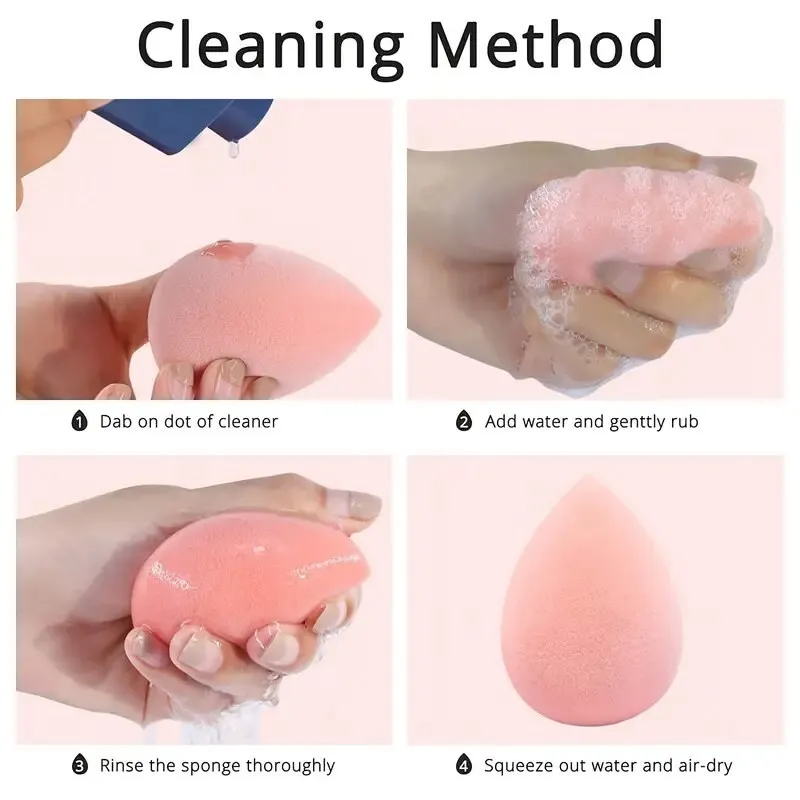 Makeup Sponge Set | Foundation Blending Beauty Sponge | Flawless For Liquid | Cream And Powder | Latex Free And Vegan Makeup Sponges